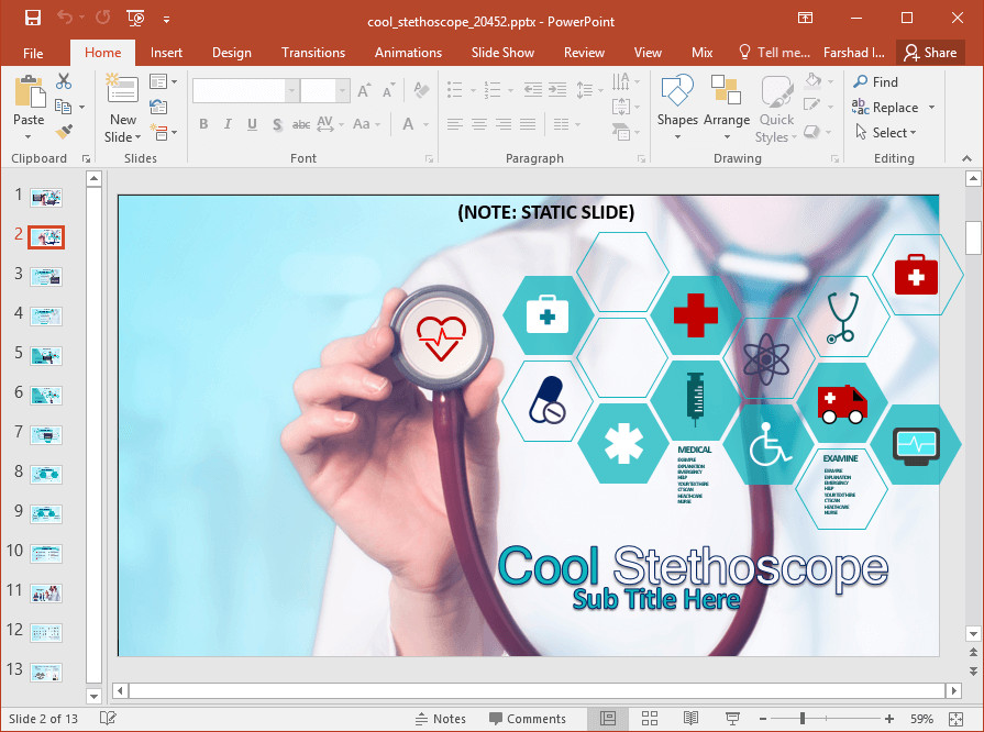 Animated Medical PowerPoint Template