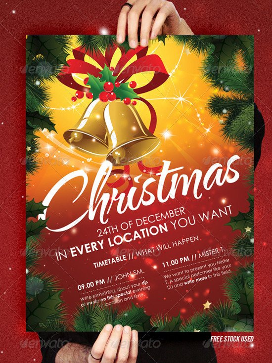 Top 10 Christmas Party Flyer Templates 56pixels