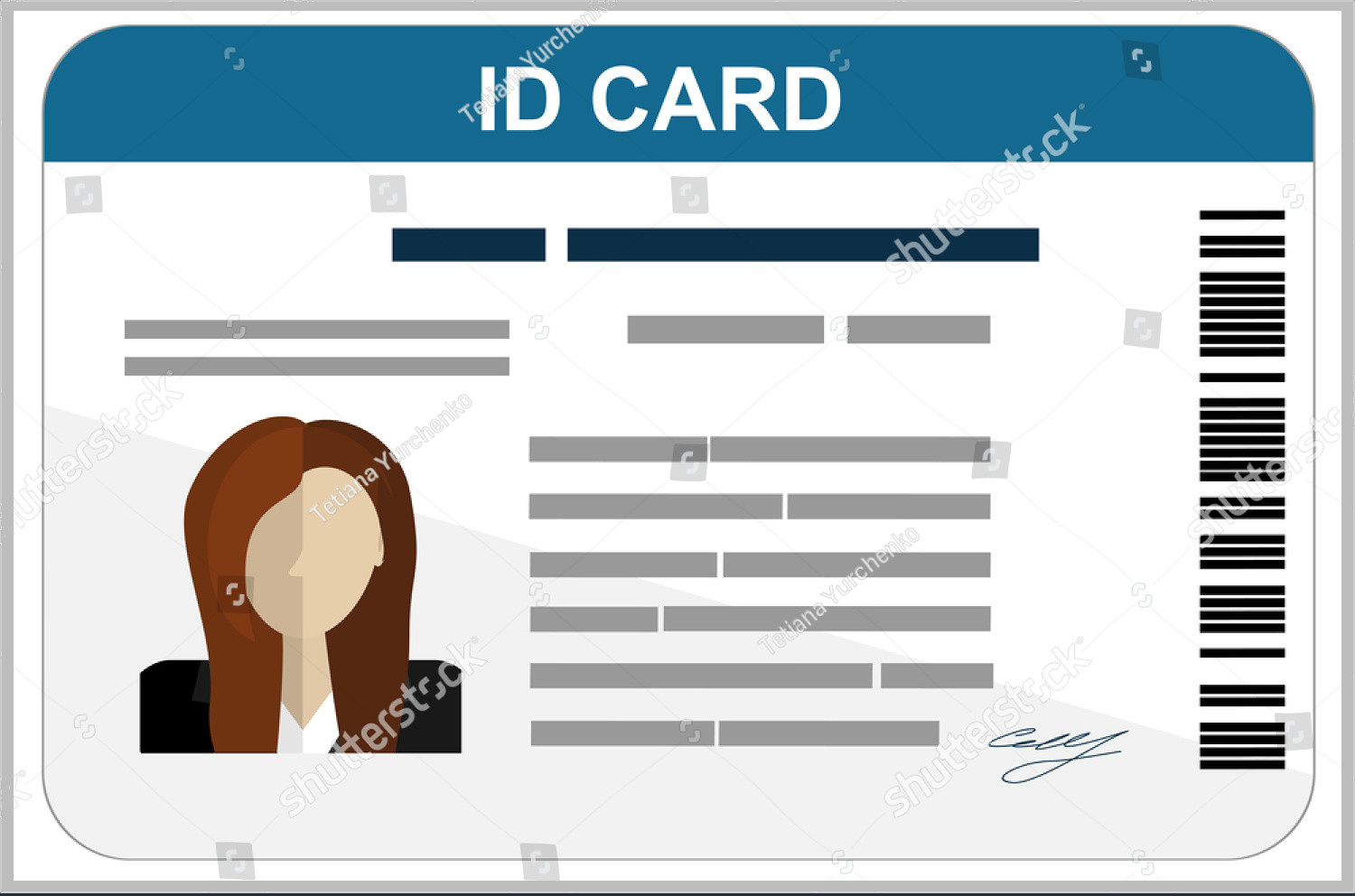 43 Professional ID Card Designs PSD EPS AI Word