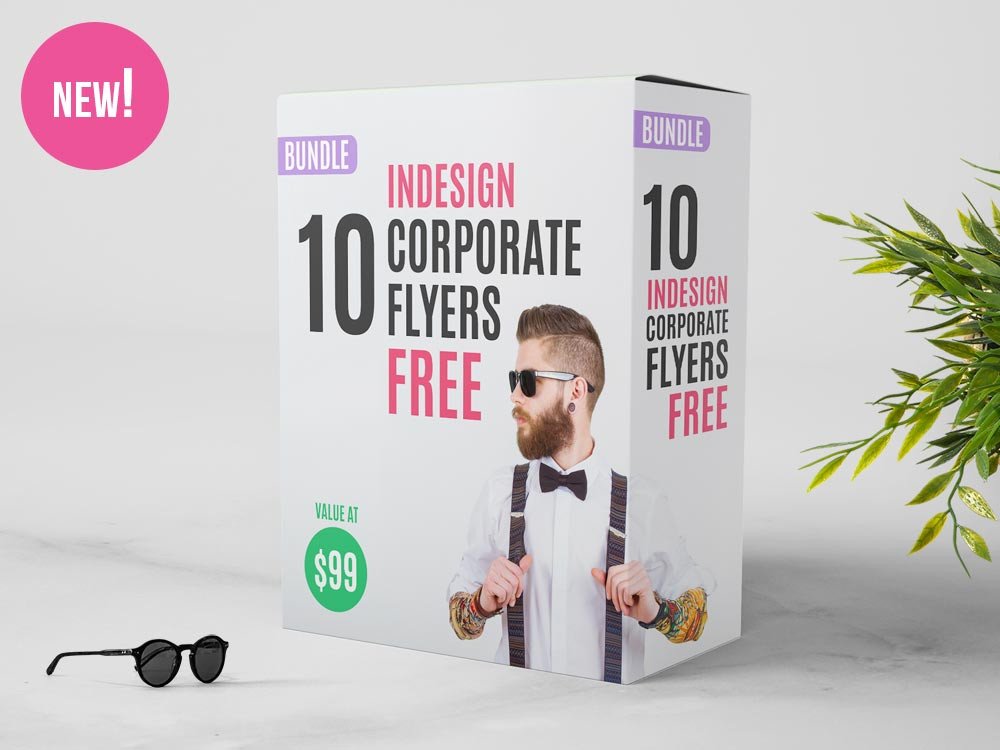 FREE InDesign Bundle 10 Corporate Flyer Templates