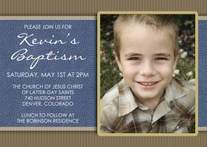 Lds Baptism Invitation Template shop