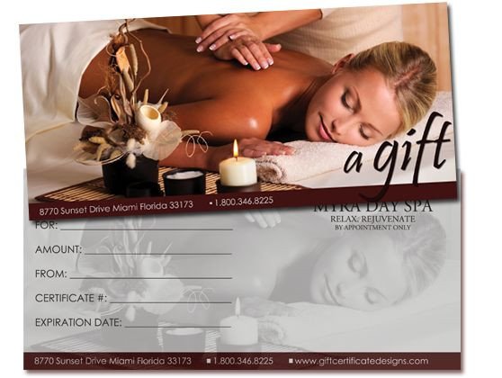 25 best images about Gift Certificates on Pinterest
