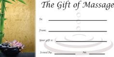 Gift certificates Gift certificate template and