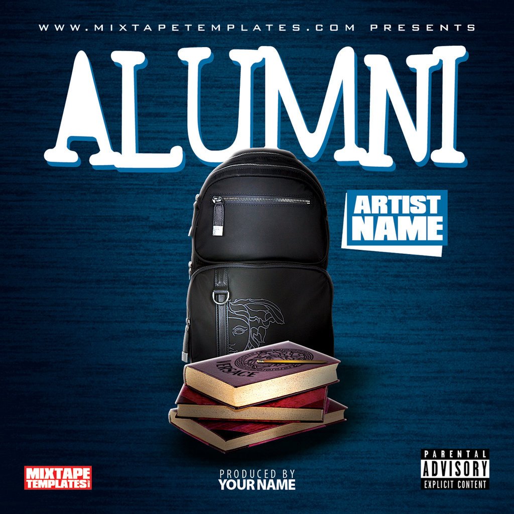 Alumni Mixtape Cover Template by FilthyTheDesigner on