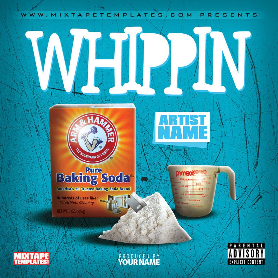 Whippin Mixtape Cover Template by FilthyTheDesigner on