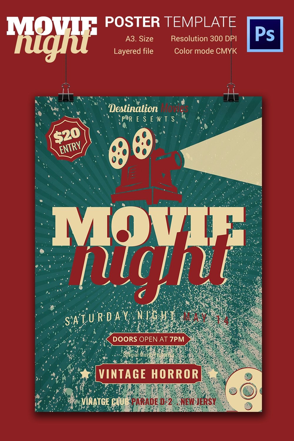 Movie Poster Templates – 44 Free PSD Format Download