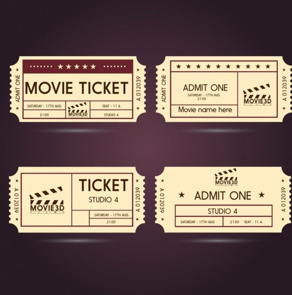 Ticket free vector 170 Free vector for