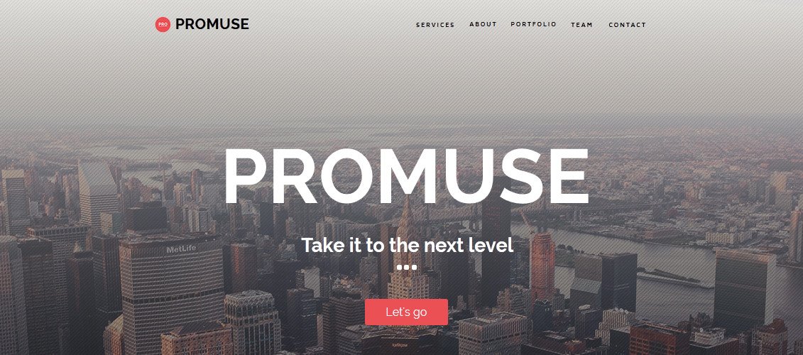 20 Professional Corporate Muse Website Templates