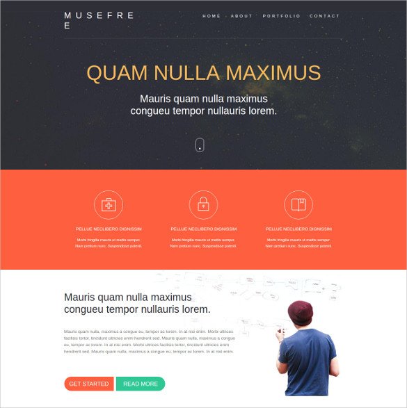 21 Free Muse Themes & Templates