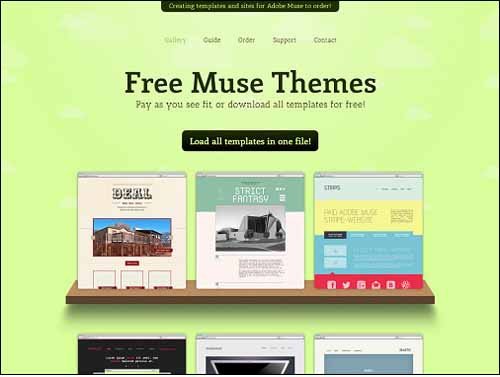 Responsive Adobe Muse Templates & Themes
