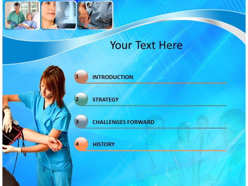 Nursing Care PowerPoint Templates and Backgrounds