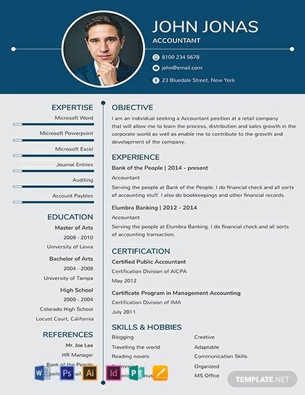 92 FREE e Page Resume Templates [Download Ready Made