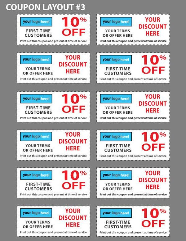 Custom Coupon Templates for your Business on Behance