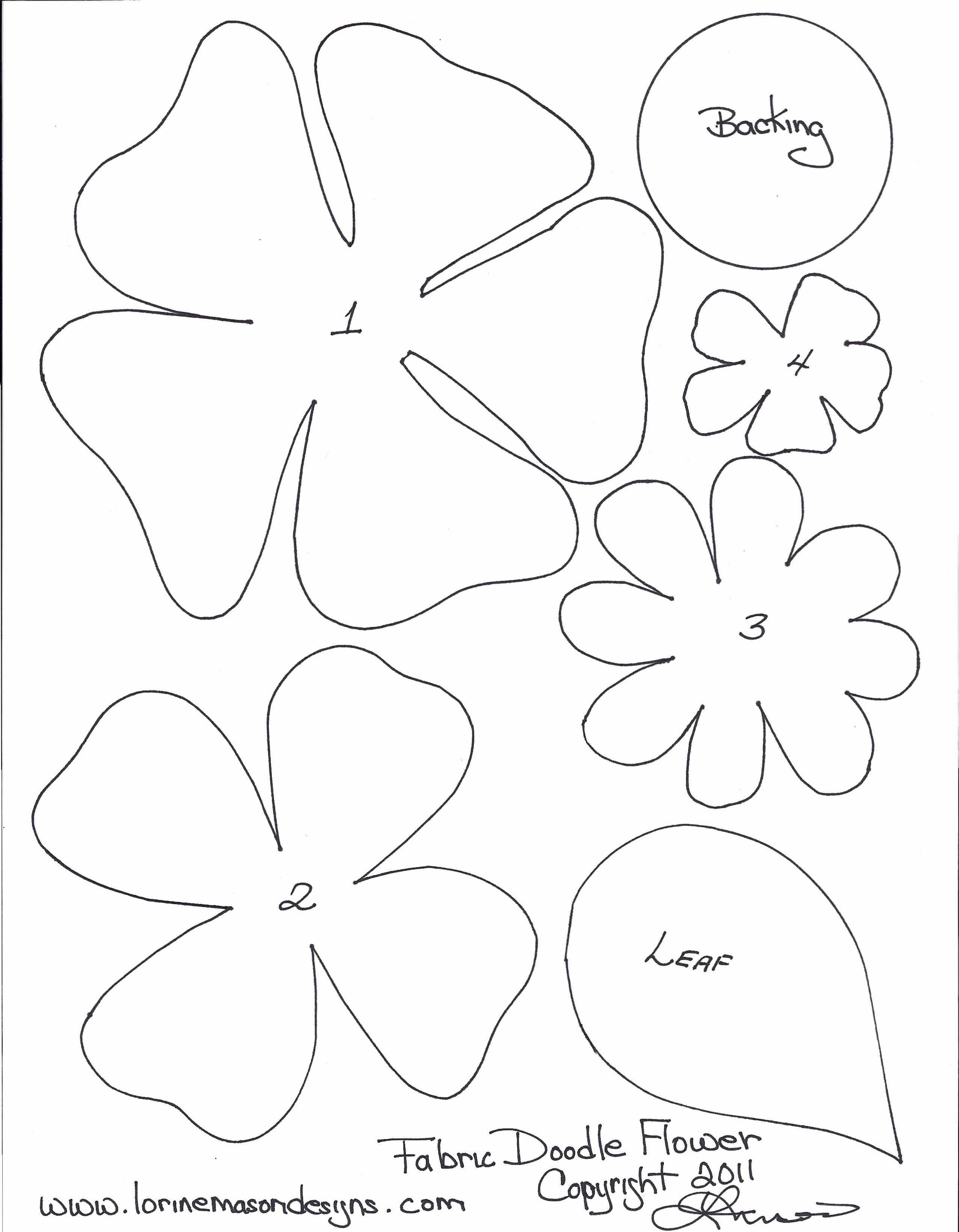 Free Printable Paper Flower Templates