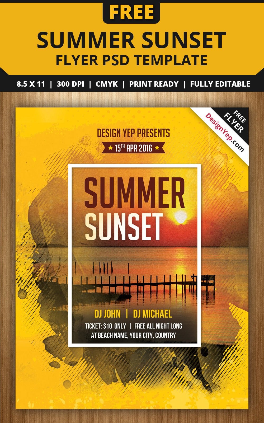 Free Flyer Templates PSD From 2016 CSS Author