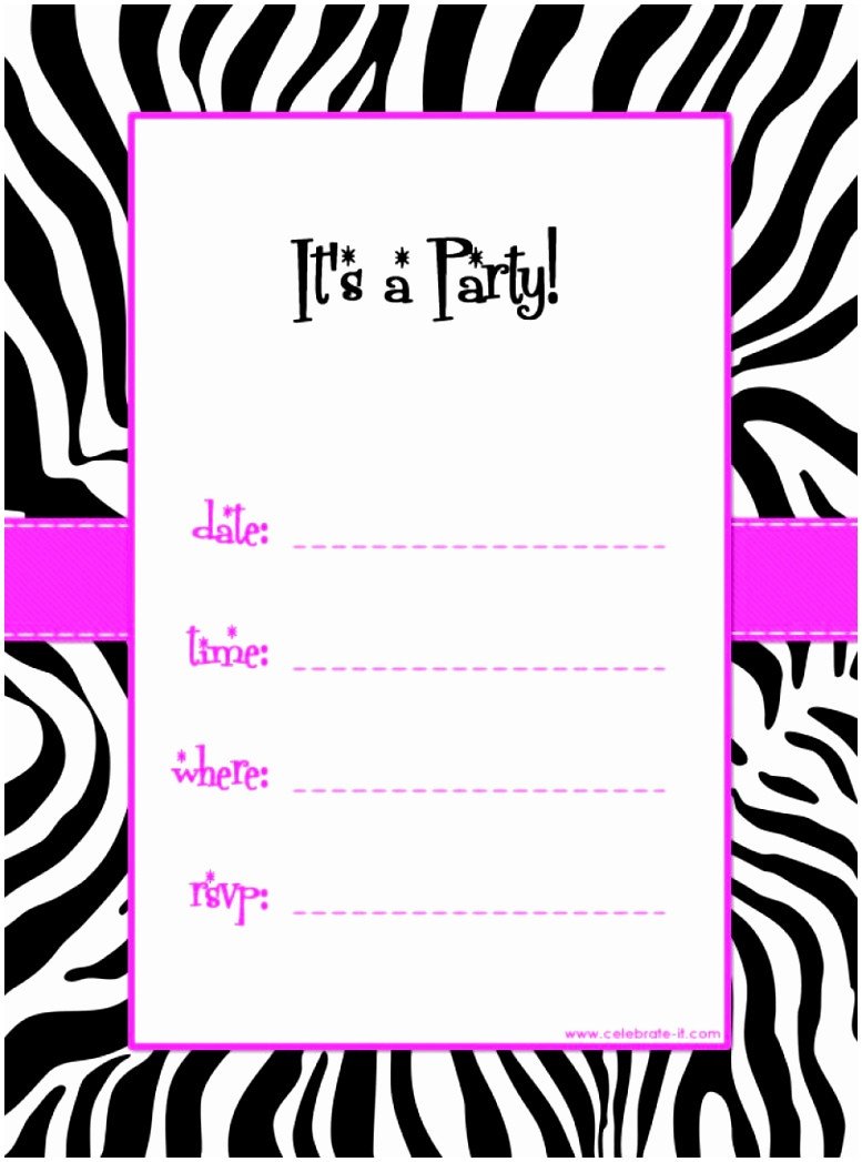 5 Free Party Invitations Templates to Print Auiwu