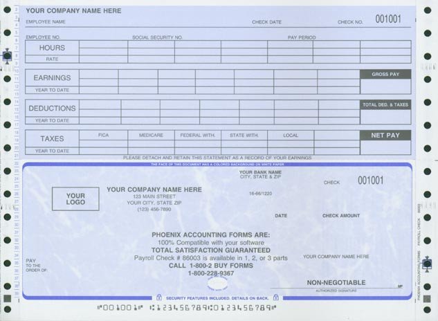 Pay Stub Template For Microsoft fice free