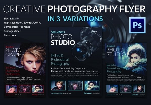 graphy Flyer Template 41 Free PSD Format Download