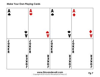 Blank Playing Card Template