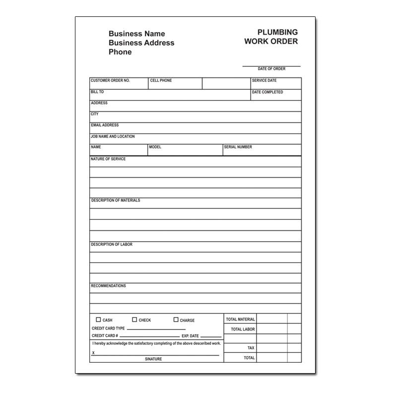 Plumbing Service Invoice Template 12 Mind Numbing Facts