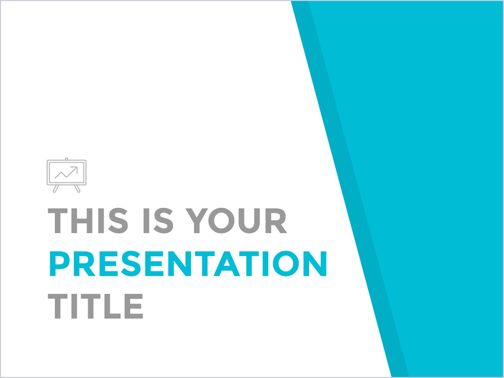 Free simple and professional Powerpoint template or Google