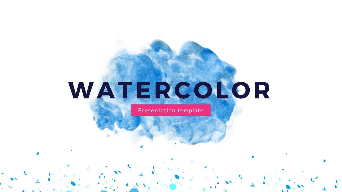 Watercolor Free Powerpoint Template