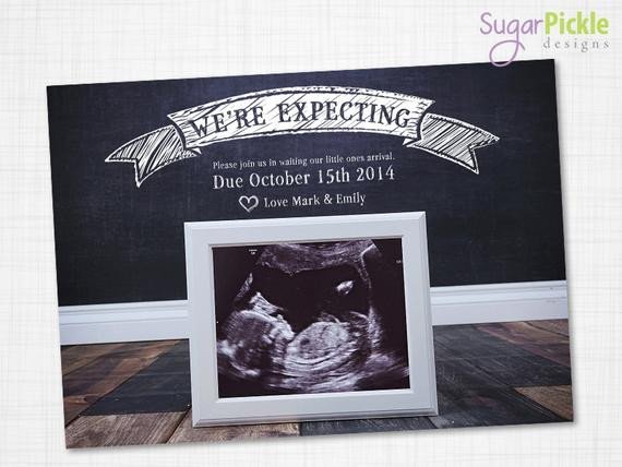 Ultrasound Pregnancy Announcement Pregnancy Announcement
