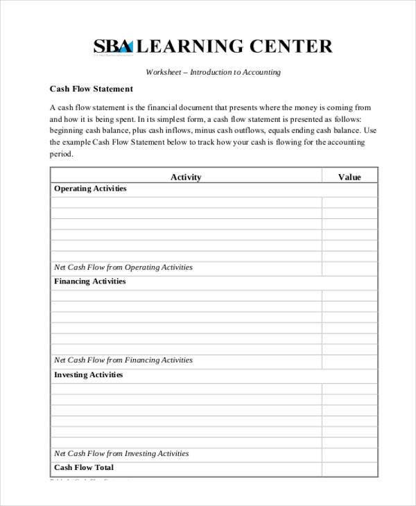 Sample Printable Accounting Forms 16 Free Documents in