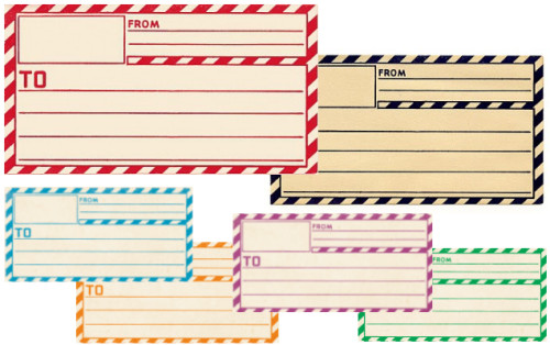shipping label templates