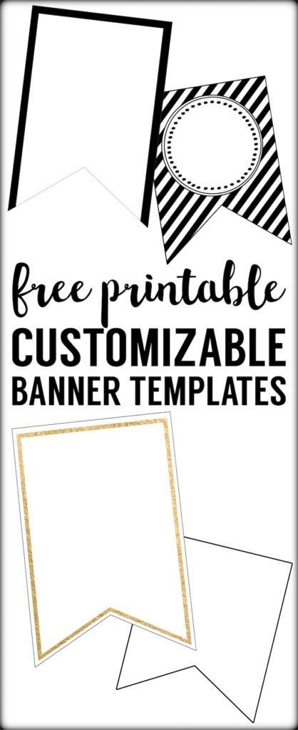 Free Printable Banner Templates Blank Banners
