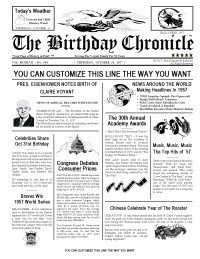 Free Printable Birthday Newspaper