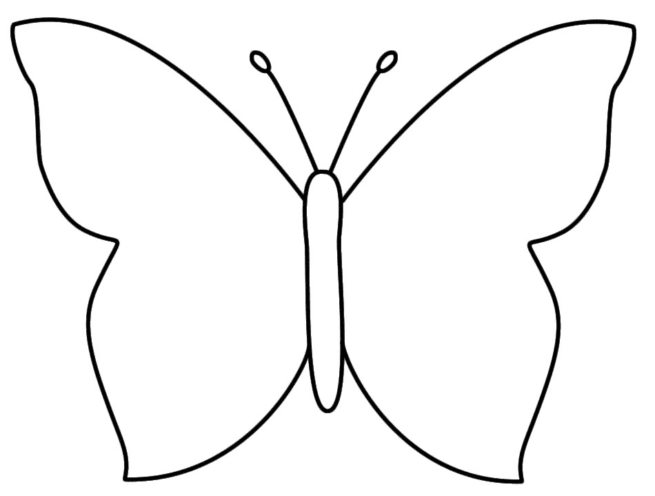 Butterfly Outline Clipartion