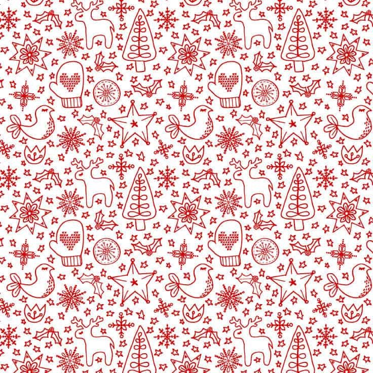 Printable Christmas Wrapping Paper Free Download