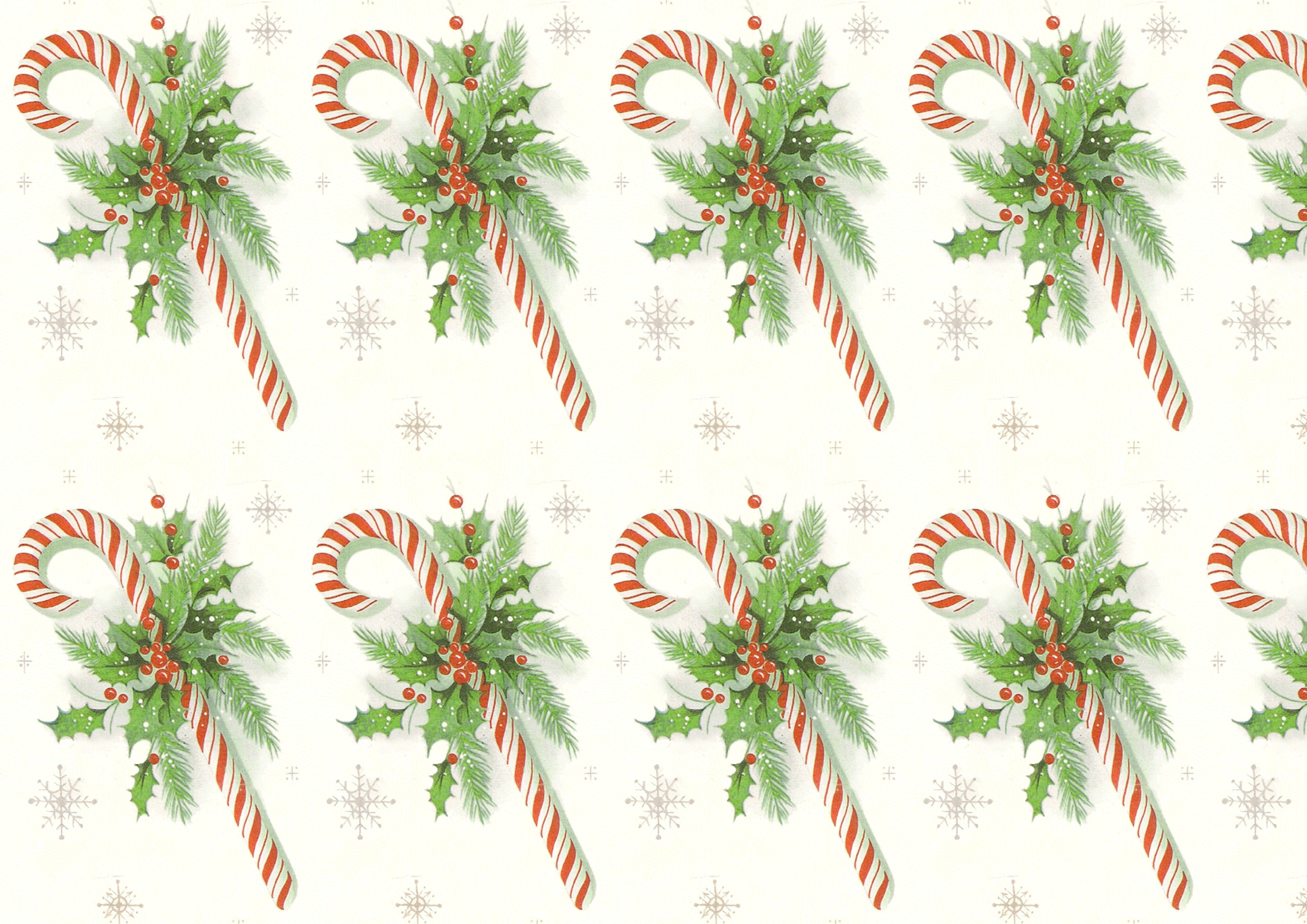 Retro Candy Cane – Seamless tile and printable papers