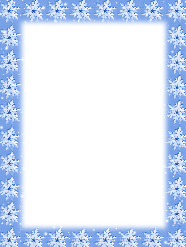 FREE Printable Christmas Snowflake Stationery