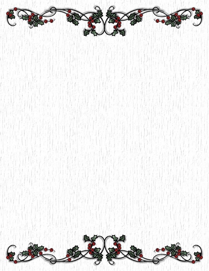 Black And White Christmas Stationary to Pin on