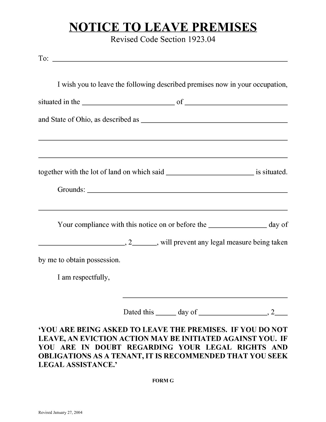 10 Best Eviction Notice Florida Form Blank