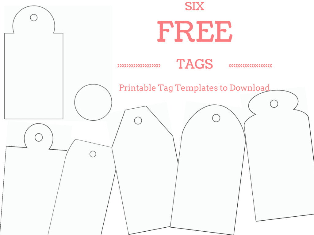 6 Free Printable Gift Tag Templates