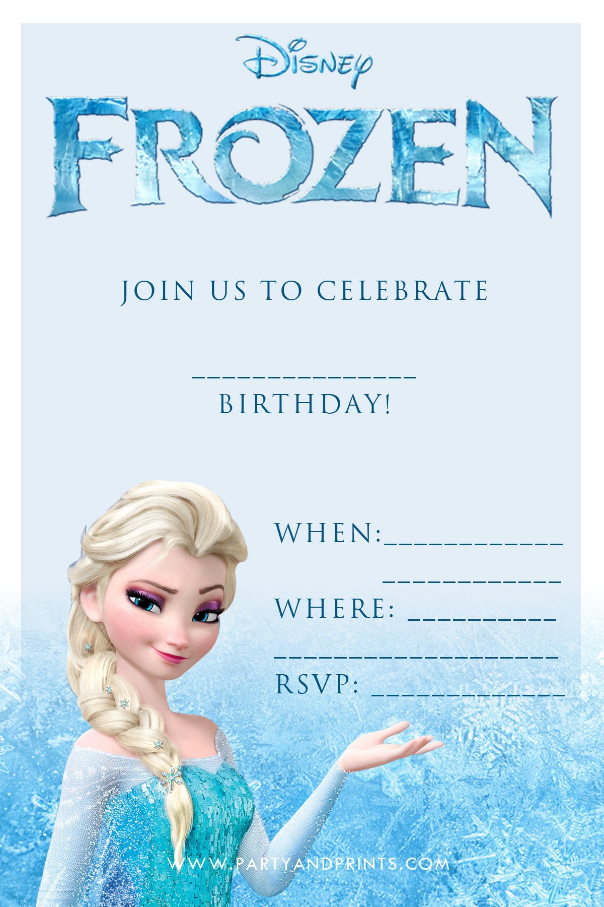 20 Frozen Birthday Party Ideas