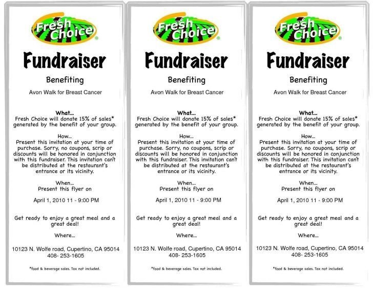 Free Fundraising Flyer Templates Picture – charity benefit