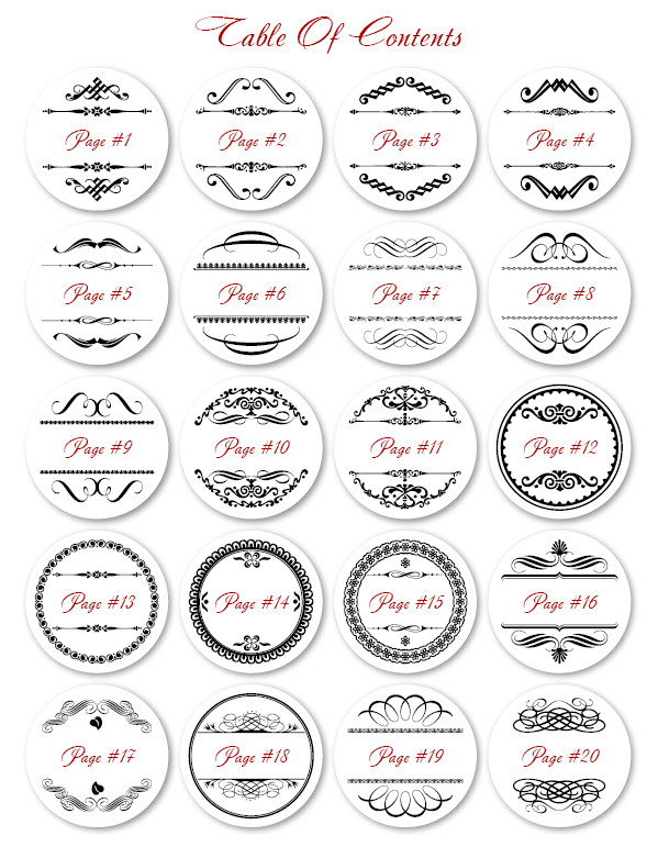 Printable 2″ Round Labels – Free Template Set
