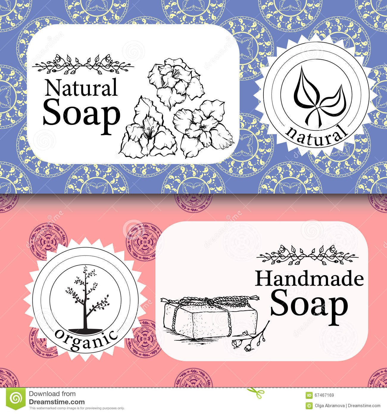 Handmade Soap Label Template