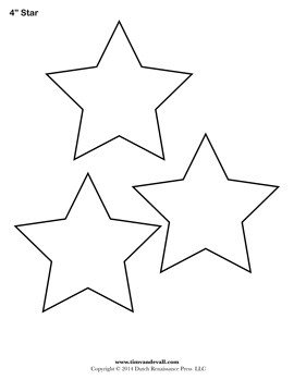 Printable Star Templates
