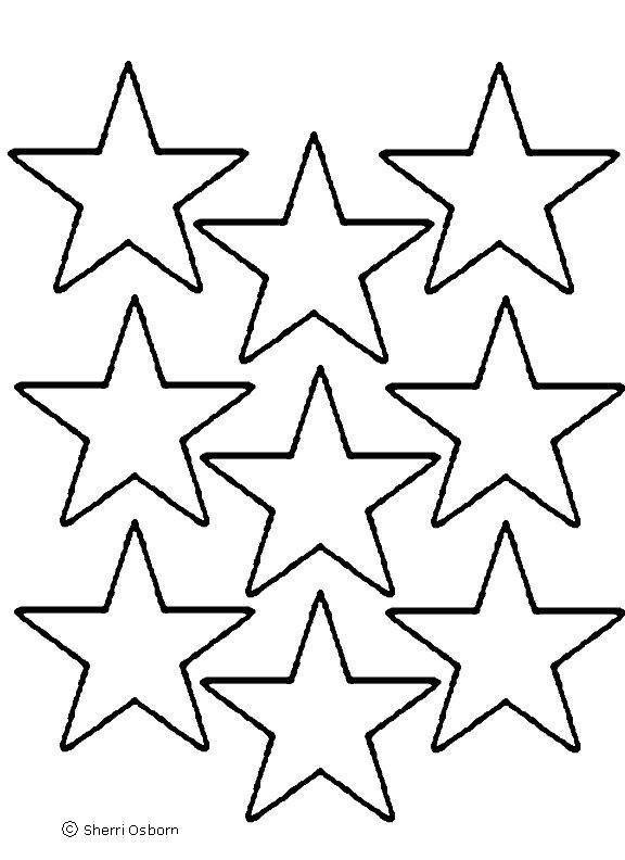 Star Template Printable Cliparts