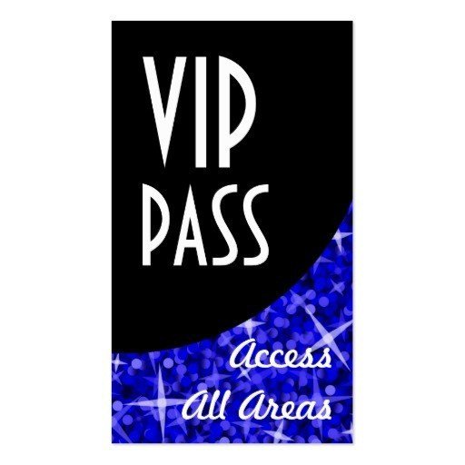 Vip Pass Template FREE DOWNLOAD Aashe