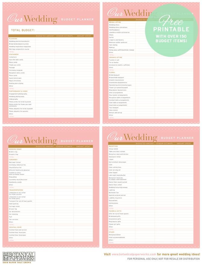 Best 25 Free printable wedding ideas on Pinterest