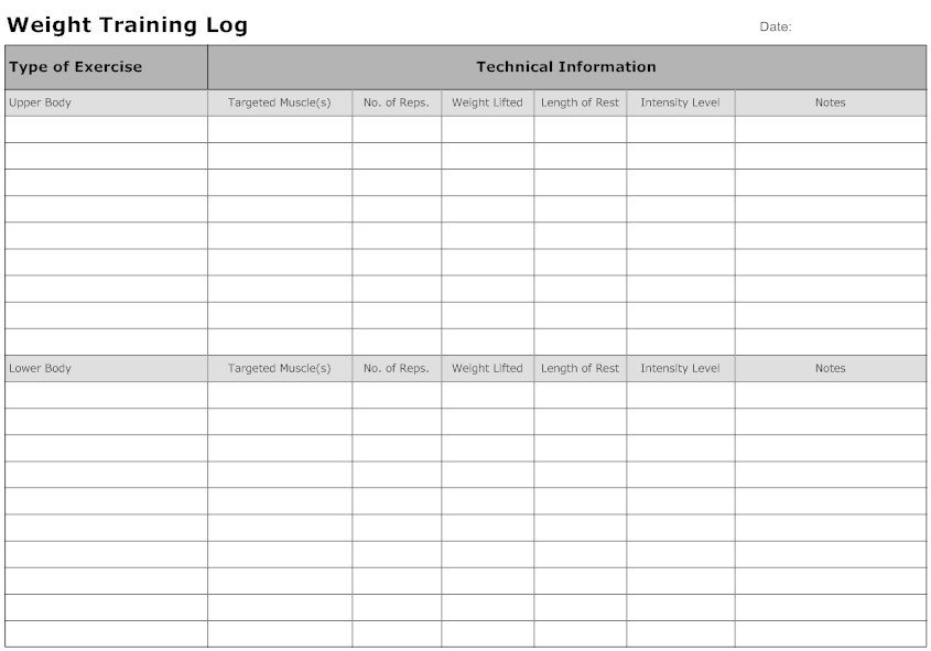 Workout Wednesday The Importance of a Training Log – UNC