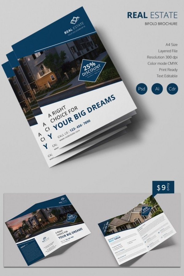 16 Real Estate Brochures – Free PSD EPS Word PDF