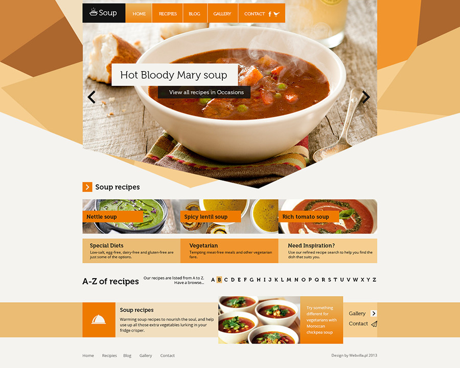 40 Restaurant templates suitable for professional business