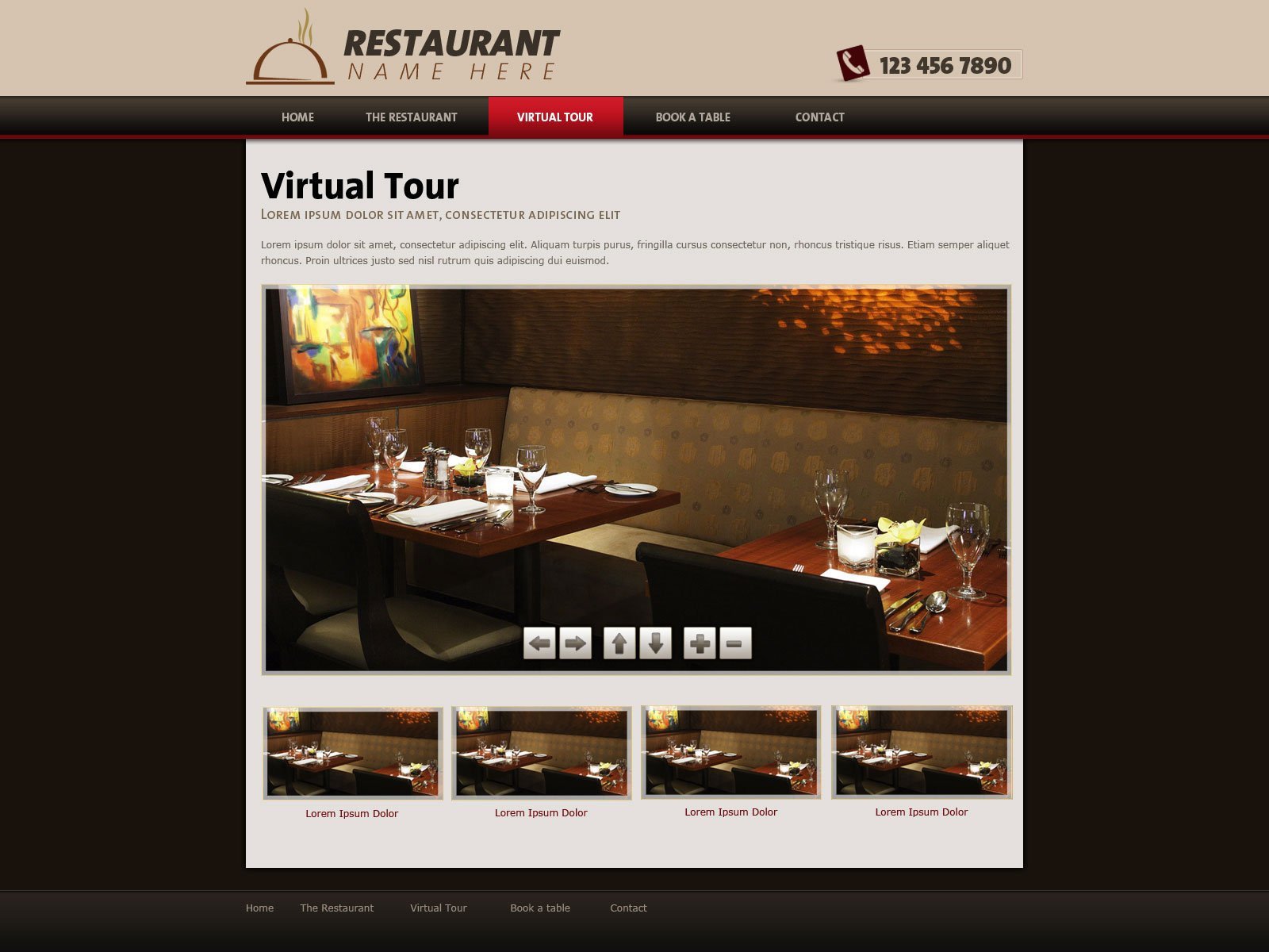 Restaurant Website Template